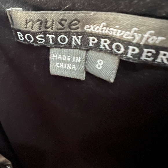 Muse Boston Proper dress, Crystals, Beads & built in slip w/ side zipper Size 8 - Picture 7 of 7